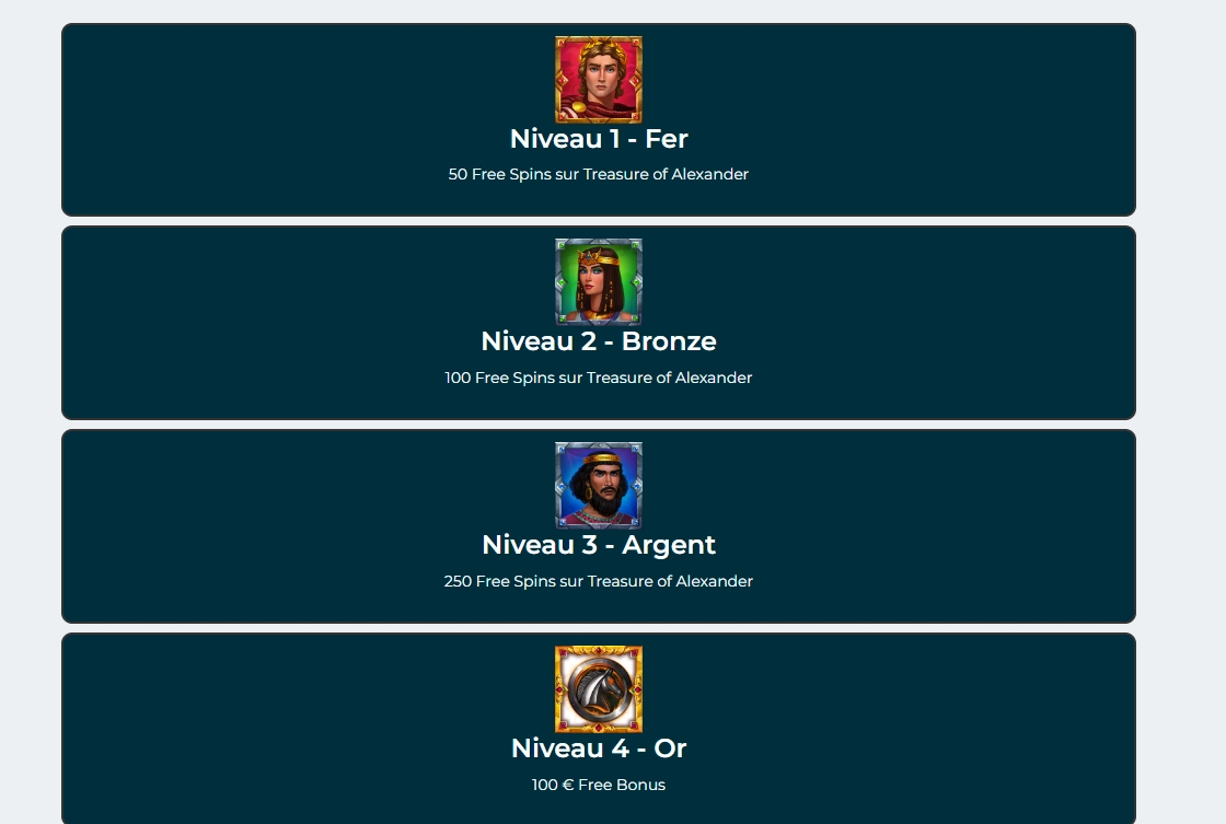 alexander casino vip programme